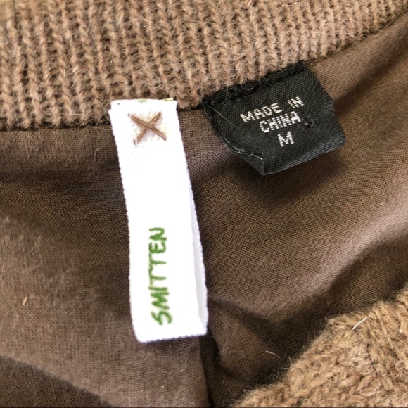 Smitten Brown Lambswool Cashmere Cardigan - Picture 4 of 8